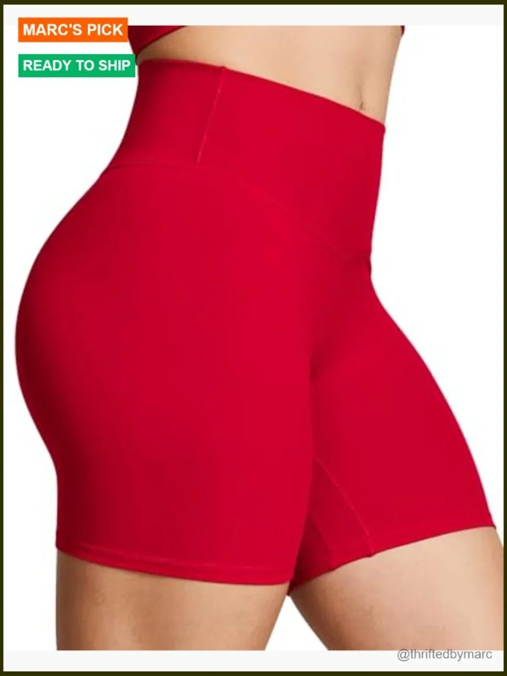 High Waisted Tummy Control Biker Shorts 6